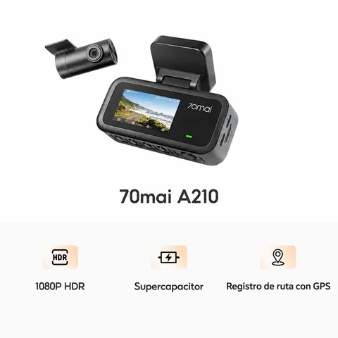 70mai A210 con cámara trasera