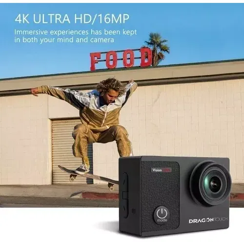 Dragon Touch Vision 3 Pro cámara de acción 4K, foto 4 de 7